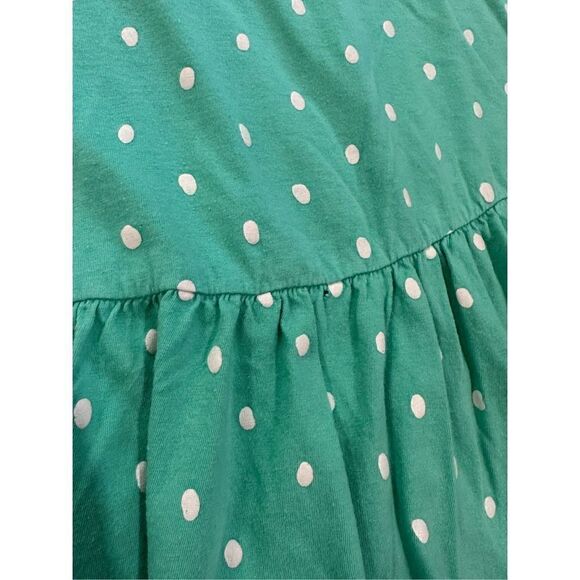 Victoria’s Secret Vintage Turquoise White Polka Dot Fit & Flare dress gold label - Picture 8 of 9